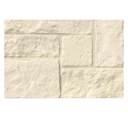 Sierra White 4-6-8 Split Face Limestone Veneer 0