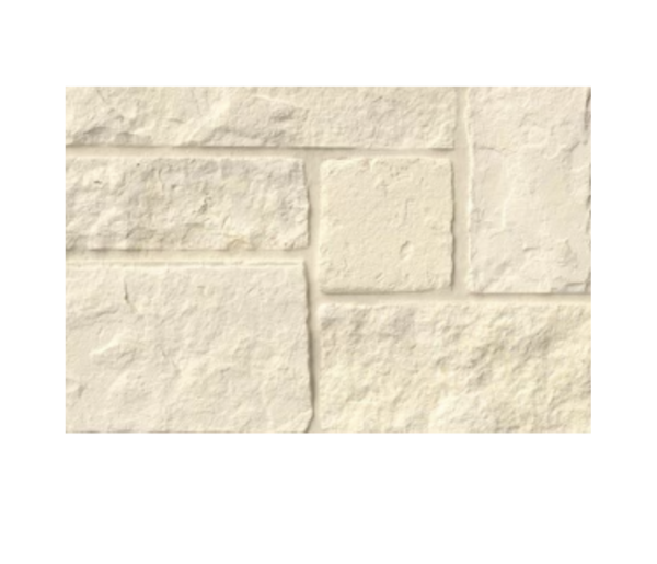 Sierra White 4-6-8 Split Face Limestone Veneer 0