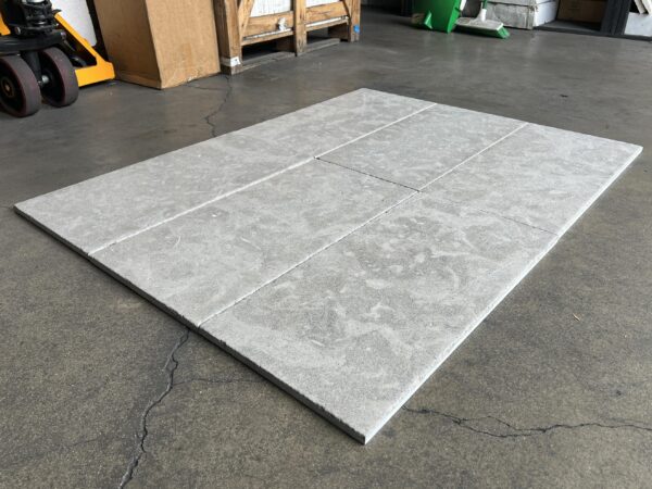 Graphite 12x24 Gray Antique Chiseled Limestone Tile 3