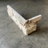 Scabos 6x18x6 Travertine Ledger Corner 1