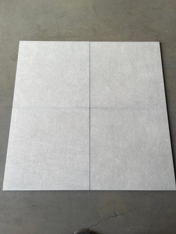 Absolute Mist 24x24 Gray Square Natural Porcelain Paver 2