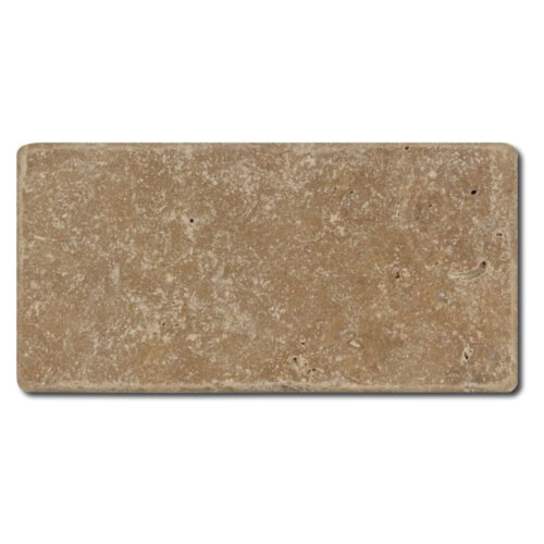 Noce 3x6 Tumbled Travertine Tile