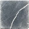 Nero Marquina 6x6 Black Tumbled Marble Tile 2