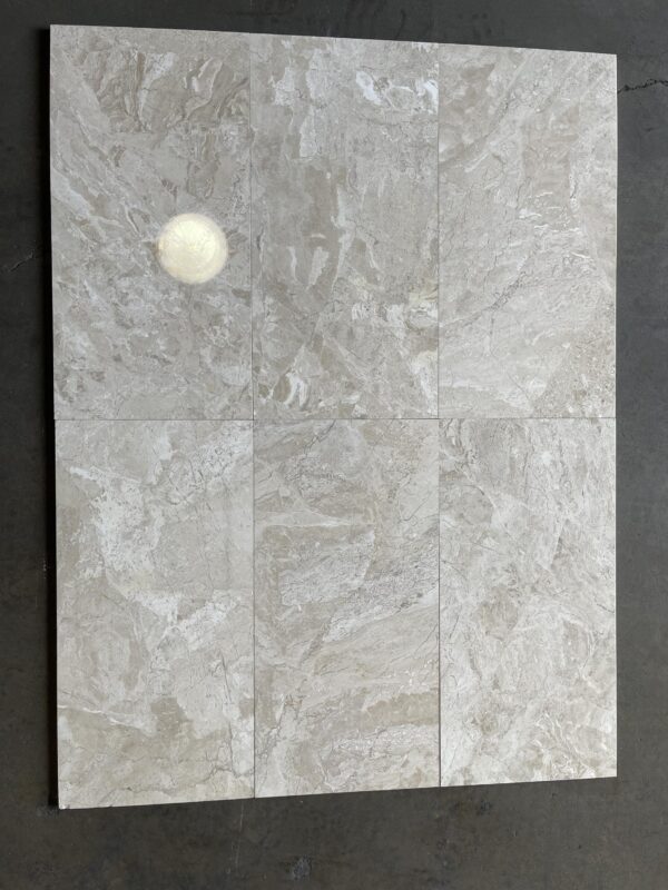 Breccia Bianco Polished 12x24 Marble Tile 3