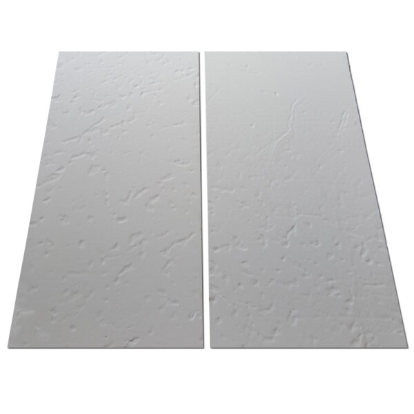 Euro White 18x36 Deep Brushed Limestone Tile 1