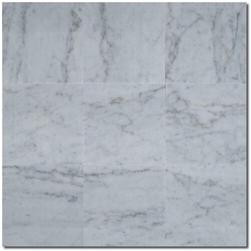 Carrara White Honed 24x24 Marble Tile 0