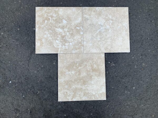 Durango 12X12 Filled & Honed Travertine Tile 1