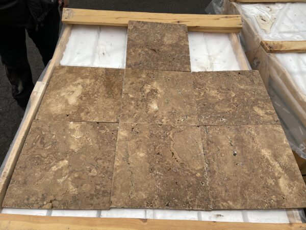 Noce 12x12 Tumbled Travertine Tile 3