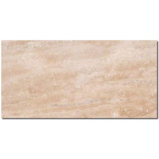 Ivory Vein-Cut Polished 12x24 Travertine Tile 1