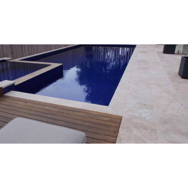 Ivory Pool Coping Bullnose 16x24 Travertine 1