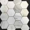 Calacatta Gold Hexagon Mosaic Polished Marble 4