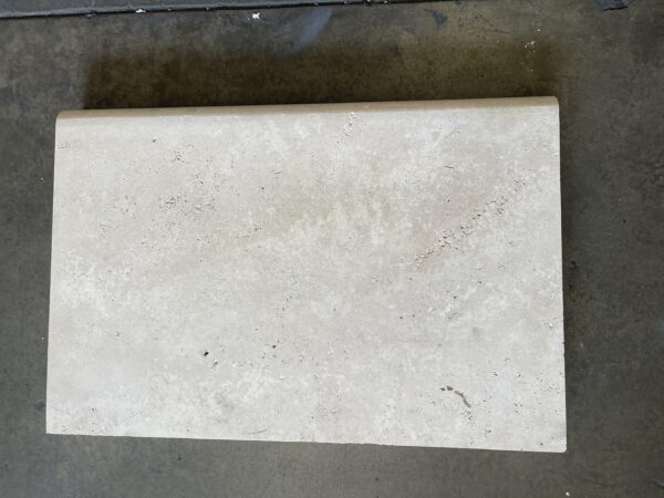 Ivory Pool Coping Bullnose 16x24 Travertine 8