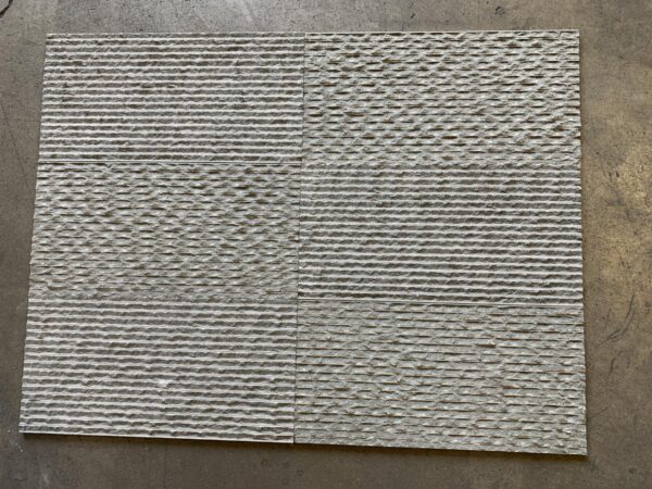 Inca Gray Basalt Grooved 12x24 Tile 2