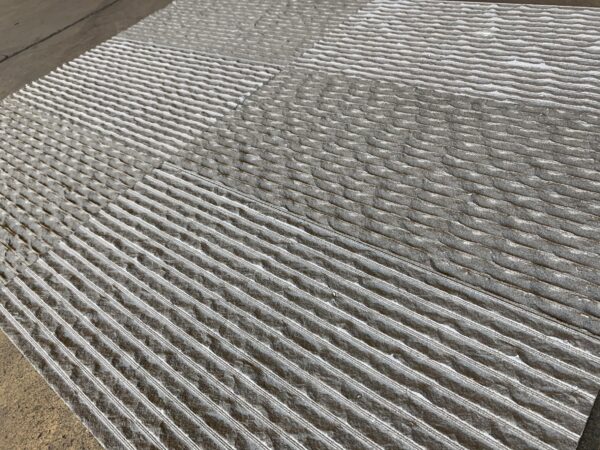 Inca Gray Basalt Grooved 12x24 Tile 3