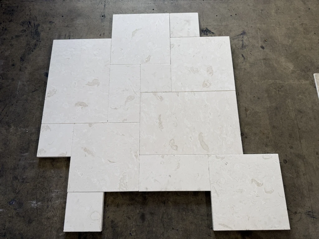 Cardinal Beige Tumbled Pattern Limestone Paver - Stonex Tile